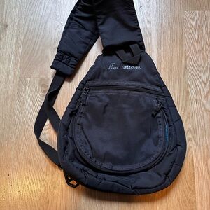 Vintage Tim Hortons Black Sling Bag NEW.